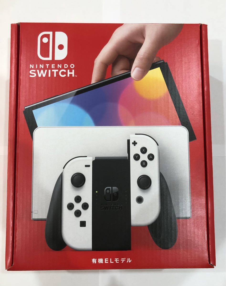 Nintendo Switch ニンテンドースイッチ本体 有機EL 未開封 店舗印なし ホワイト クーポン使用可能