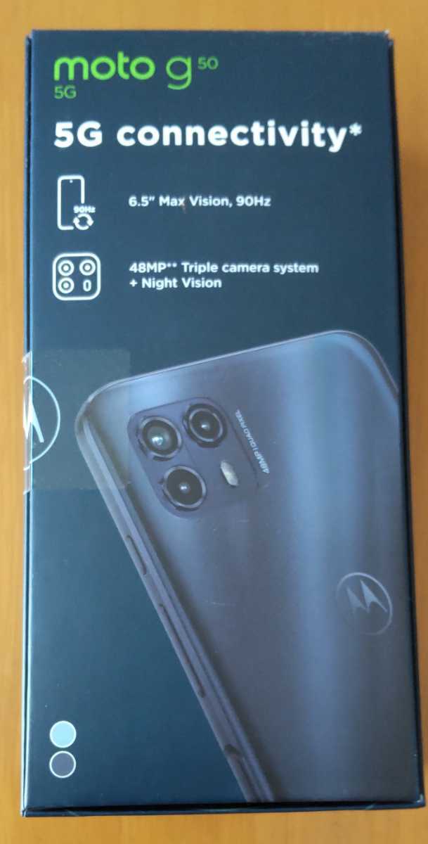 moto g50 5G メテオグレイ　モトローラ　simフリー_画像2