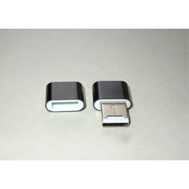 アルミボディ小型【USB microSD カード リーダー】・・・新品・動作品