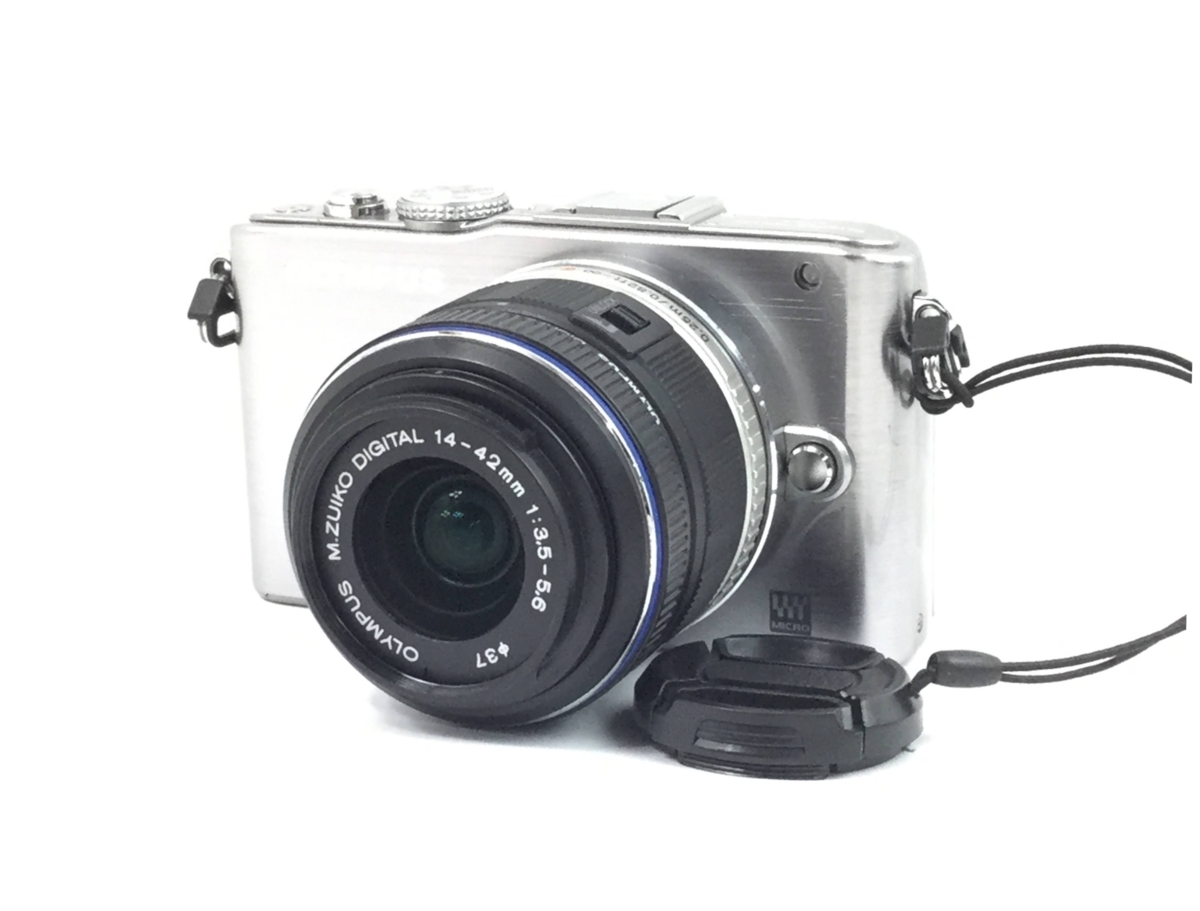 オリンパス OLYMPUS PEN Lite ミラーレス一眼カメラ ホワイト E-PL3 +
