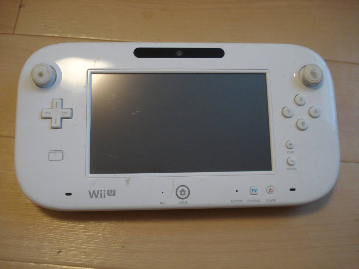 B 任天堂 Wii U ゲームパッド Wup 010 Jpn ホワイト バッテリー無 完動良品 送料510円 Wii U本体 売買されたオークション情報 Yahooの商品情報をアーカイブ公開 オークファン Aucfan Com
