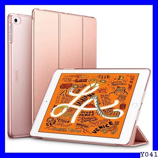 《新品/送料無料》 iPad Mini 5 2019 ケース 軽量 薄型 Mini5 第五世代 専用 ローズゴール 79_画像1