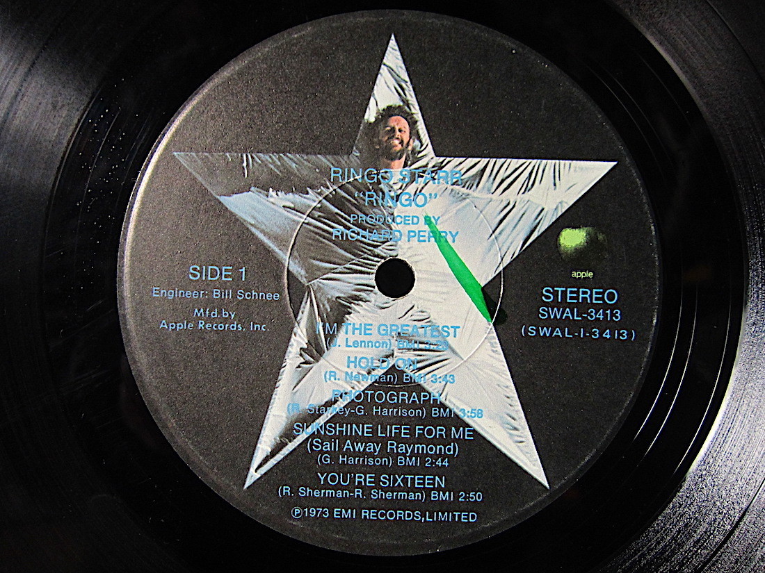 RINGO STARR●RINGO ブックレット付きAPPLE RECORDS SWAL-3413●220127t1-rcd-12-rkレコード米盤US盤米LPリンゴスター_画像3