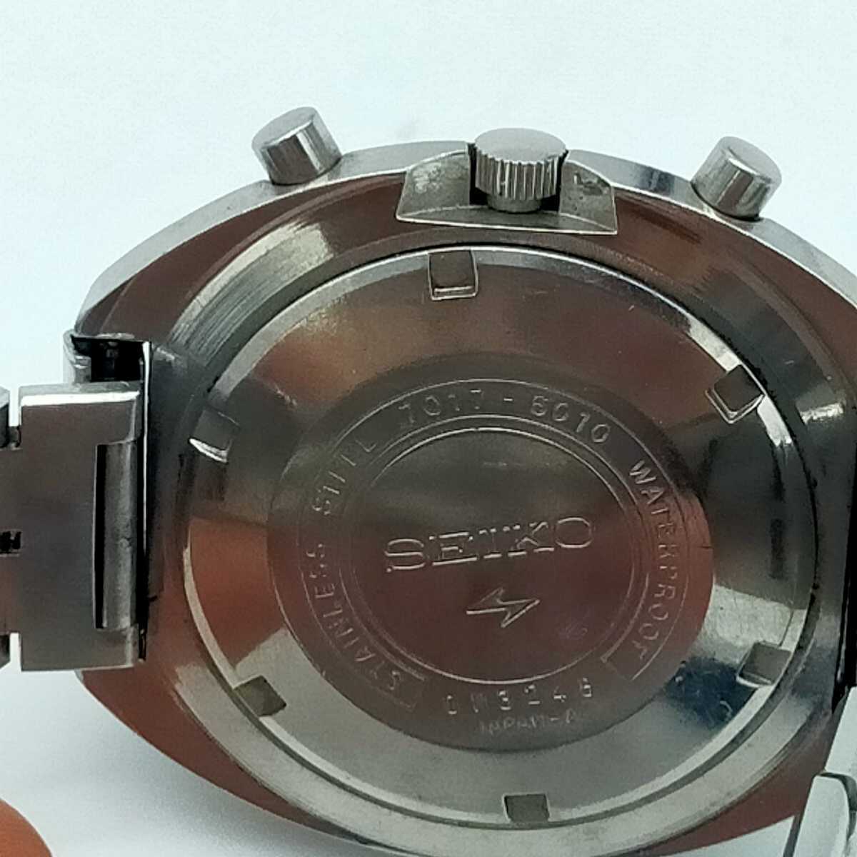 SEIKO5 SPORT スピードタイマー 不動品 7017-6010 セイコーファイブスポーツ Speed Timer セイコー5スポーツ 0N3248 自動巻き ヴィンテージ_画像7