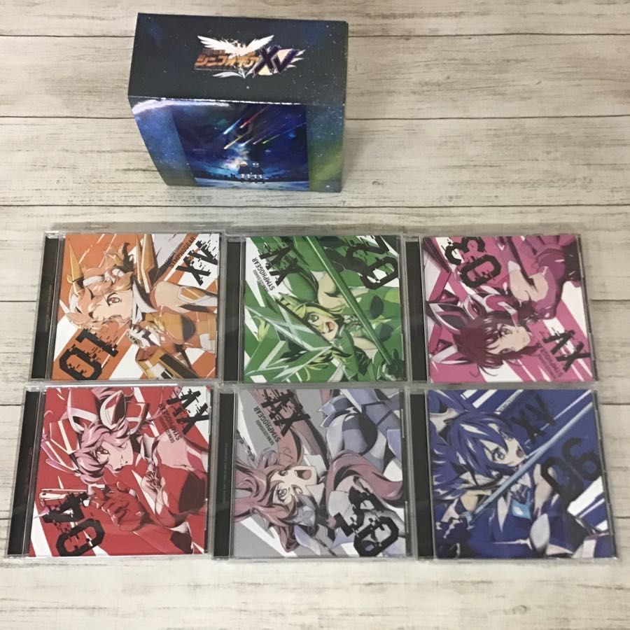 [ present condition ]CD war ...simf. gear XV character song all 6 volume set anime ito privilege the whole storage BOX attaching 