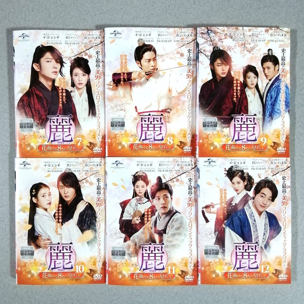 DVD 麗 花萌ゆる8人の皇子たち 全18巻セット 韓国ドラマ レンタル版