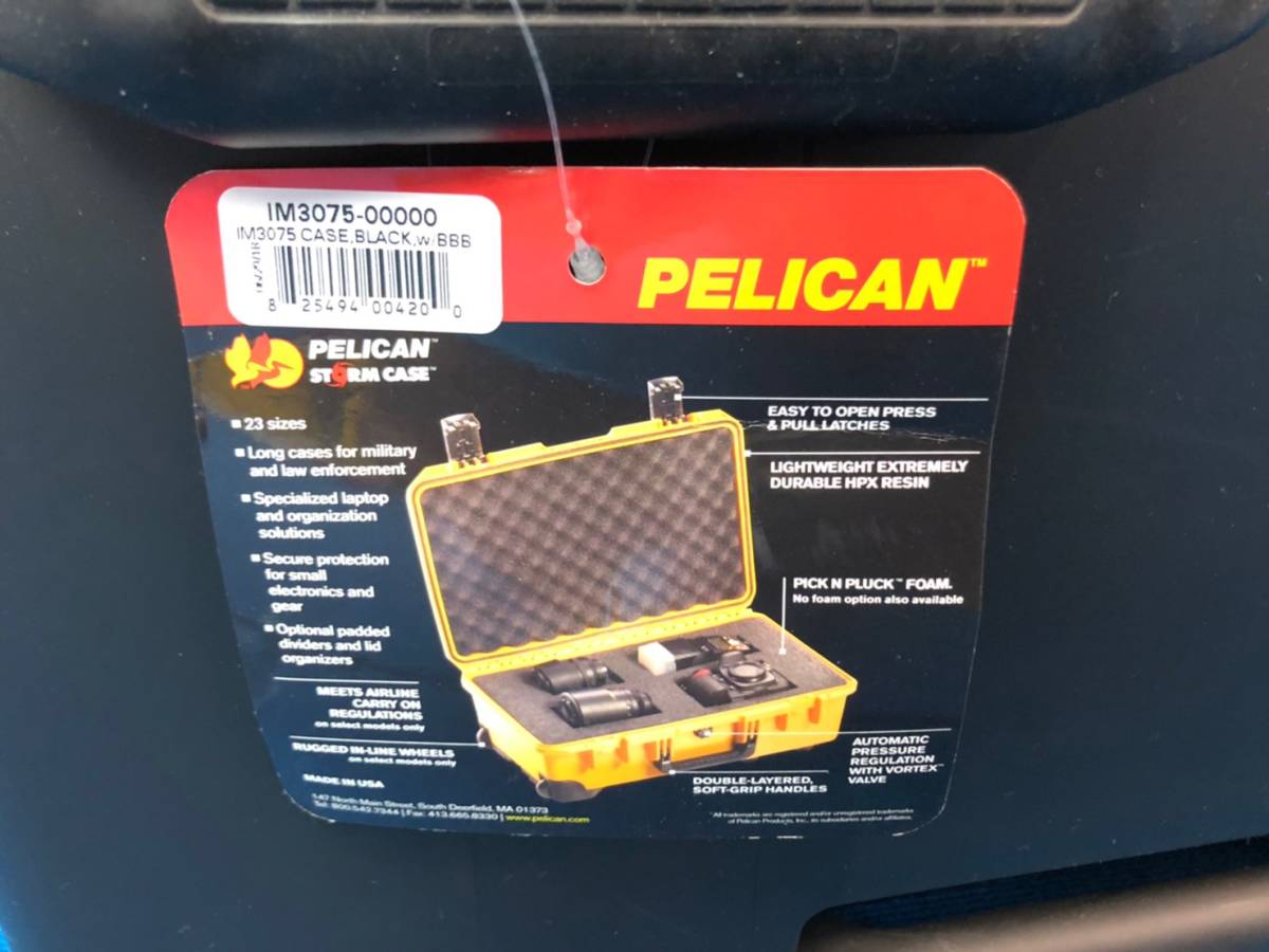【米軍放出品/美品】ペリカン/Pelican STORM CASE iM3075 キャスター付きハードケース ボックス 道具箱 工具箱 世田谷ベース(200)BA13CK-2_画像9