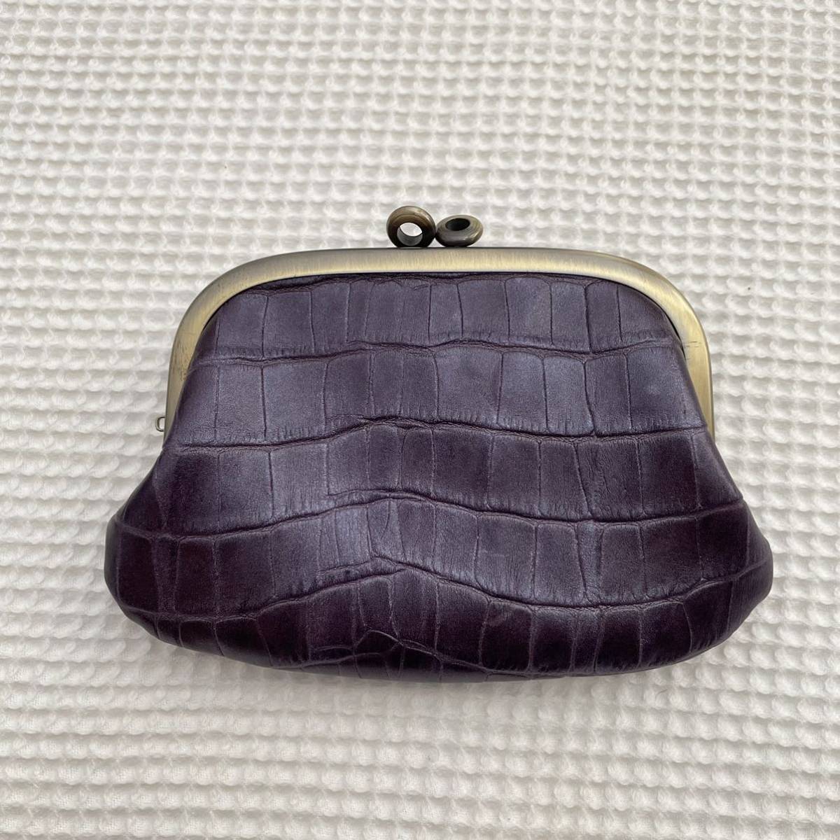 特別送料無料!】 【未使用新品】1 carre 親子がま口財布 パープル