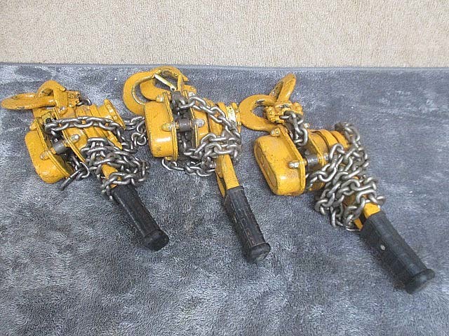 1337) KITO キトー レバーブロック 1.6t LB016 3個セット www.gastech
