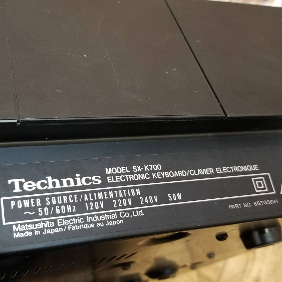 Technics SX-K700 テクニクス シンセサイザー ジャンク品 「11297」_画像8