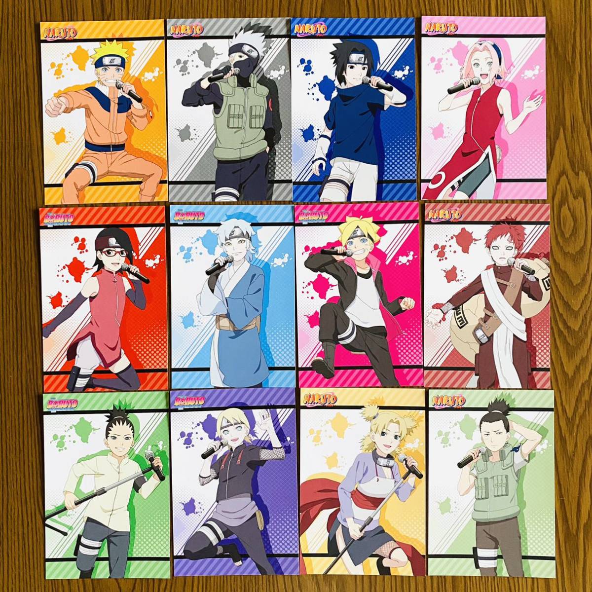 48 割引新しい Naruto Boruto カラ鉄 特典 ポストカード ナルト カカシ サスケ サクラ サラダ ミツキ ボルト 我愛羅 シカマル いのじん シカダイ テマリ Naruto 作品別 コミック アニメグッズ Falconmx Com