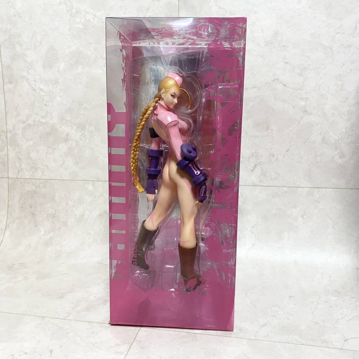 海洋堂 ストリートファイターZERO3 キャミィ ピンク (1/6 スケールPVC