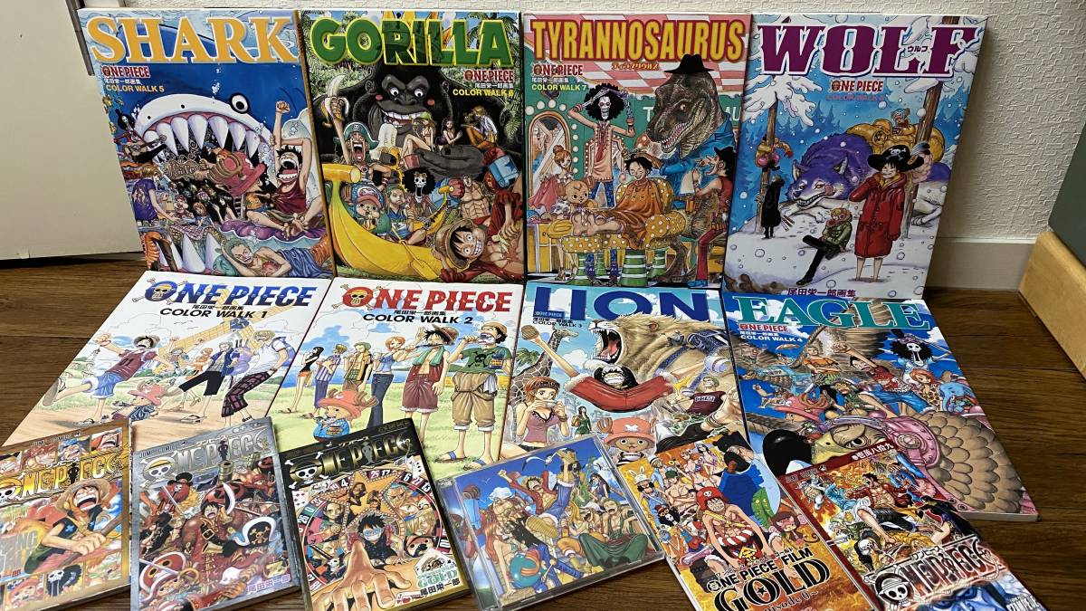 One Piece 尾田栄一郎画集 Color Walk 1 8 非売品 X6 Cd X3 関連書 X10 Goods X18 計45点 全巻 ワンピース 全巻セット 売買されたオークション情報 Yahooの商品情報をアーカイブ公開 オークファン Aucfan Com