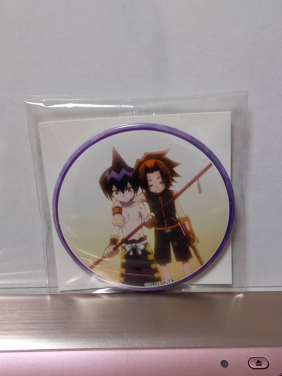 SHAMAN KING × くじ引き堂 F賞 75mm 缶バッジ 麻倉 葉 道 蓮 シャーマンキング バッジ バッチ 缶バッチ_こちらが正しいです