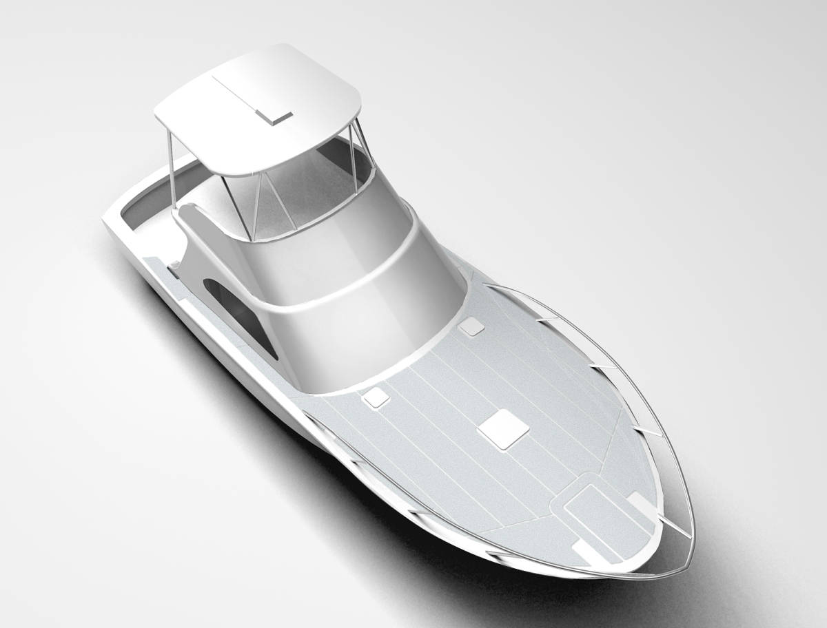 「WM41 Boat Mold 41フィートボート建造用モールド　 　」の画像3