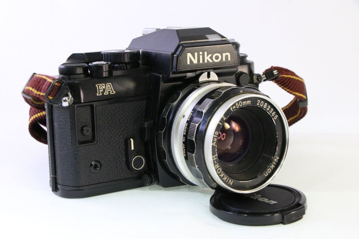 ニコン Nikon FA ボディ+ 50mm F2★★シャッター全速・露出計完動★★OOO123