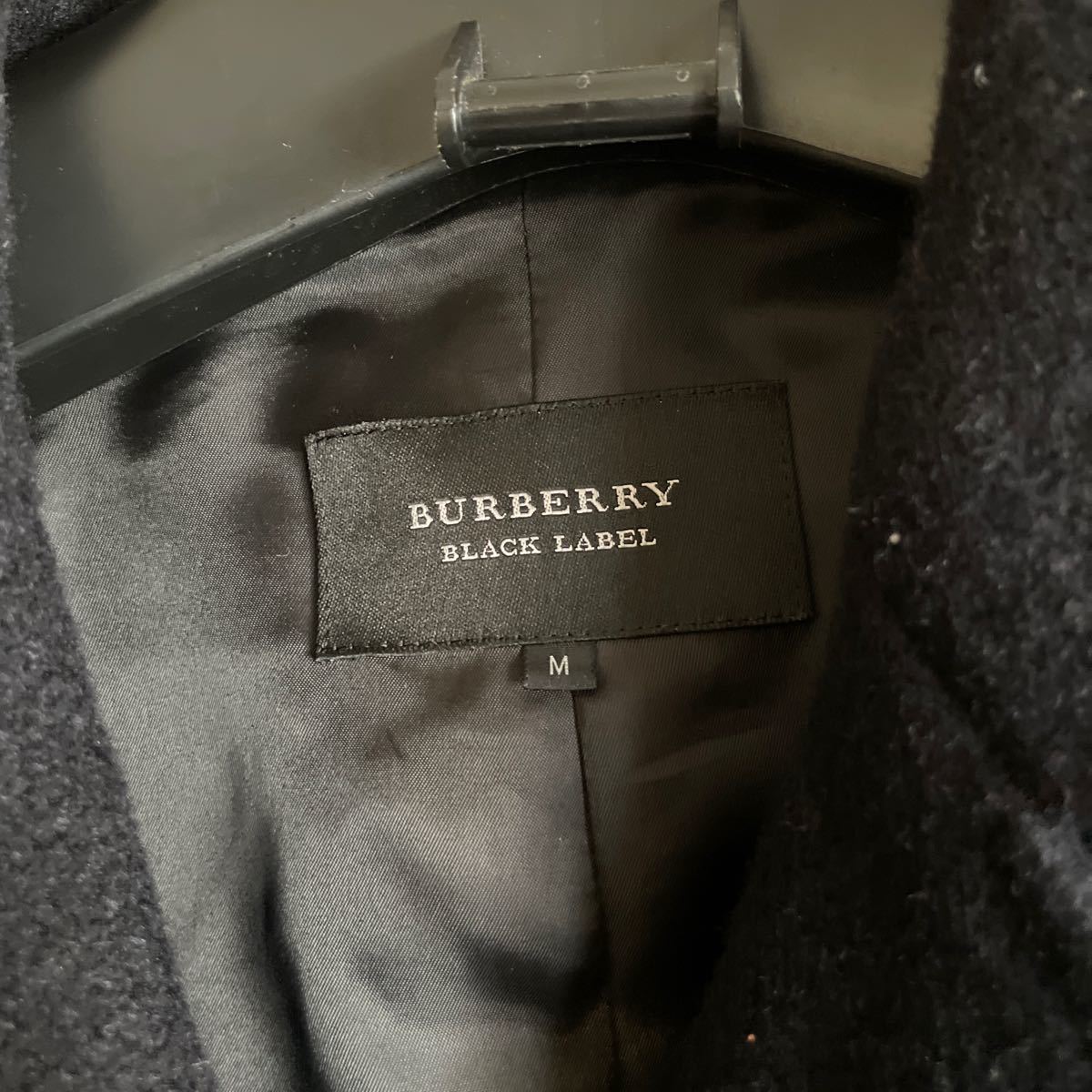 コート　ピーコート　バーバリー　Burberry BURBERRY BLACK LABEL ブランド 古着