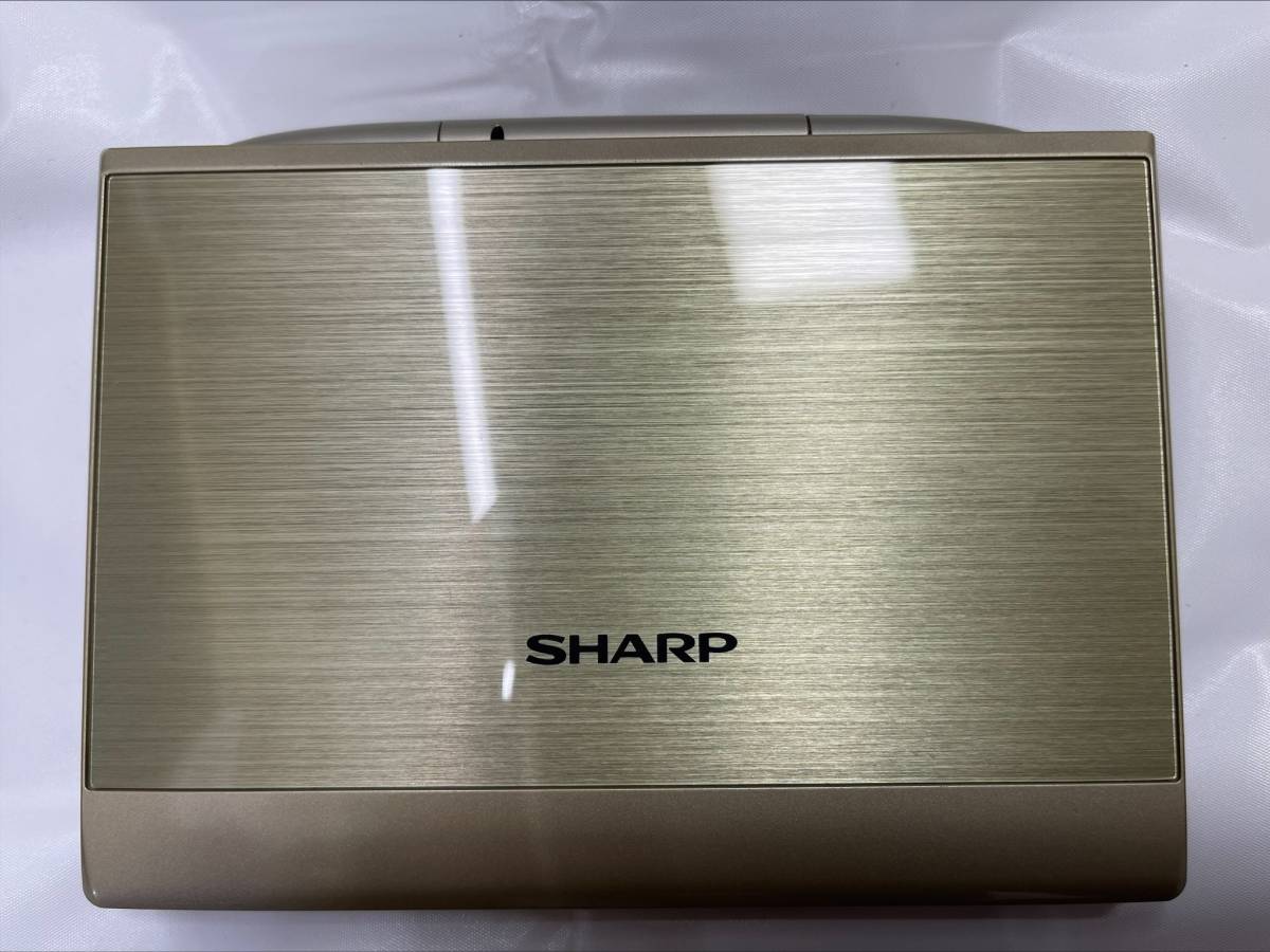 【4910】 電子辞書　SHARP PW-TC980 シャンパンゴールド ワンセグ TV MP3 プレイヤー 5型（縦71mm×横106mm） HVGAカラー液晶_画像5