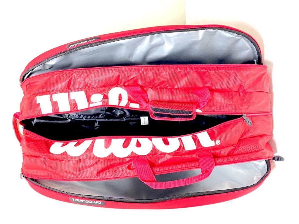 ウィルソン ラケットバック TOUR MOLDED 9本入り RED 2014年モデル 中古超美品|PayPayフリマ 未使用品ウィルソンWilsonラケットバッグ レアモデル 9本収納可 保冷機能付