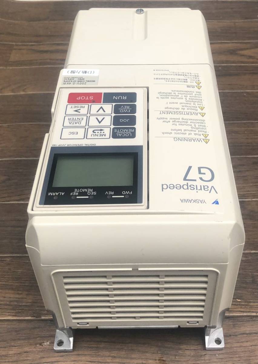 通電確認済 YASKAWA インバータ CIMR-G7A20P4 電材・配電用品 通電確認済 YASKAWA インバータ CIMR-G7A20P4 電材・配電用品