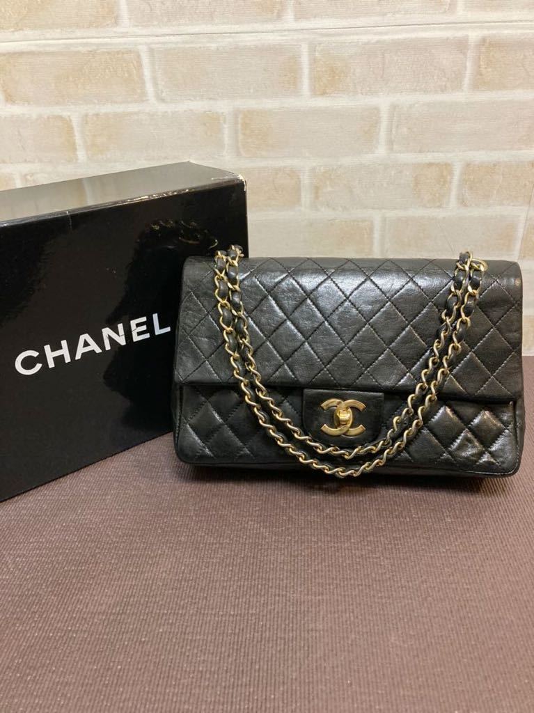 偉大な 激レア CHANEL シャネル ヴィンテージ 内側逆ココ マトラッセ