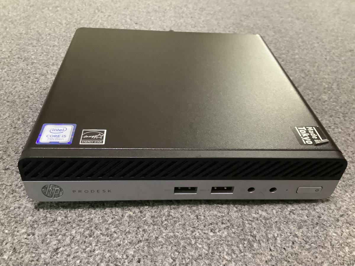 hp ProDesk 400 G3 Mini Intel Core i5-6500T/Windows10 PRO/SSD 500GB