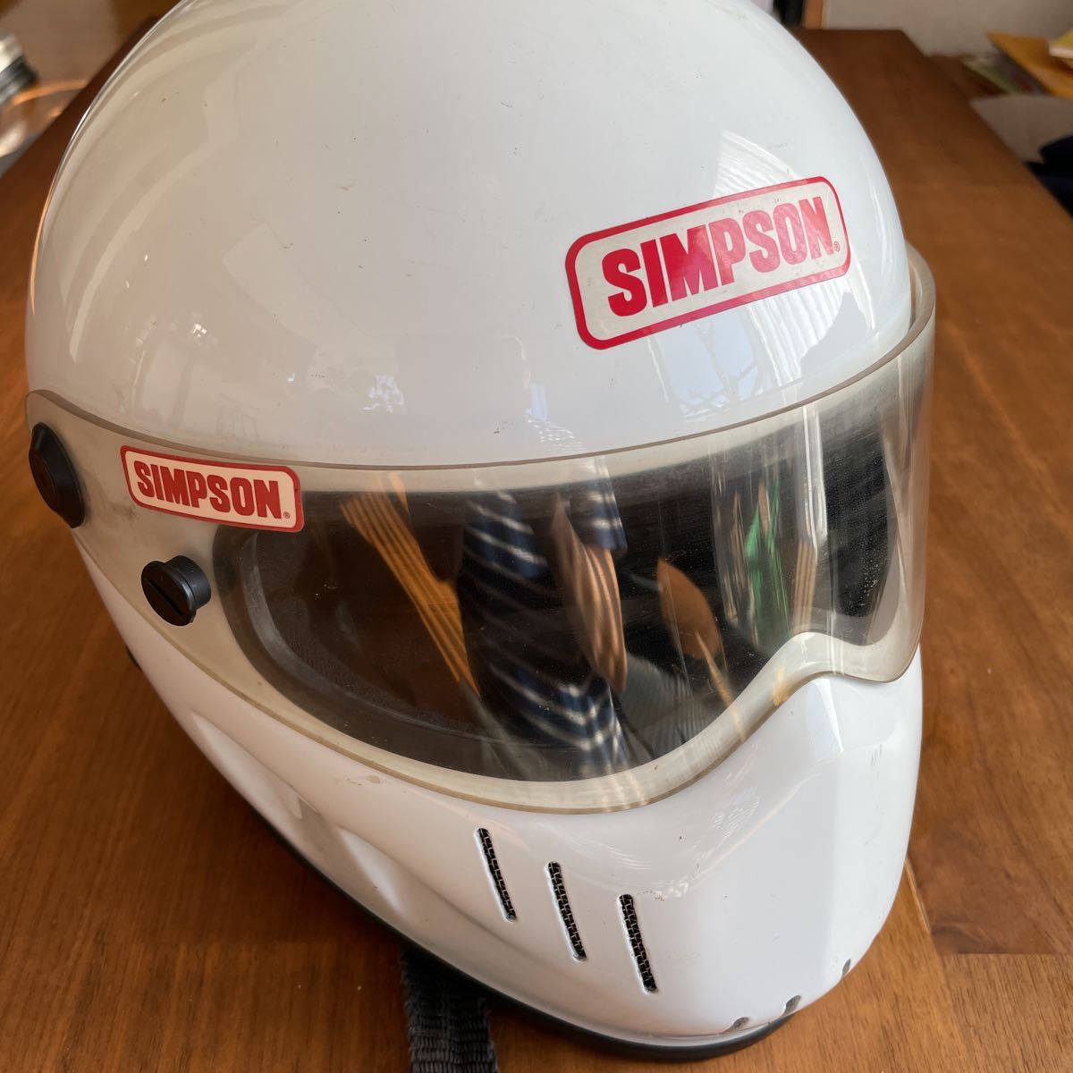 シンプソン SIMPSON ヘルメット RX8 シールドおまけ☆ビンテージ www