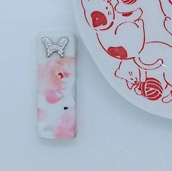  porcelain butterfly. chopsticks put hand made Poe cellar tsu silver miscellaneous goods 