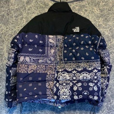 READYMADE BANDANA DOWN JACKET NAVY 0_画像2