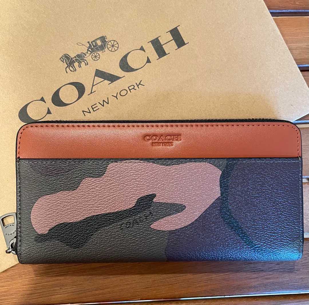 SALE／37%OFF】【SALE／37%OFF】COACH コーチ 新品 迷彩 柄 長財布