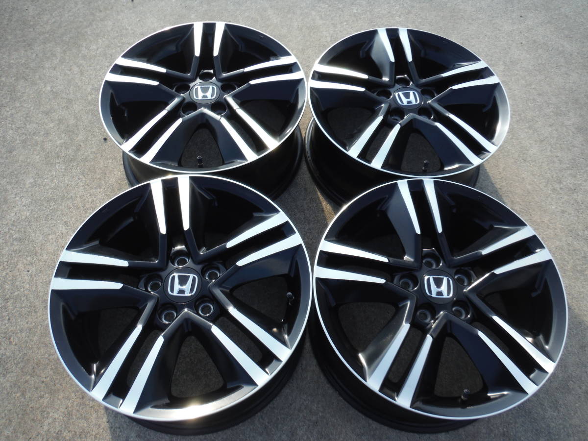 HONDAオデッセイ純正 17インチ×7J +55 PCD 114.3 5穴 タイヤ/ホイール