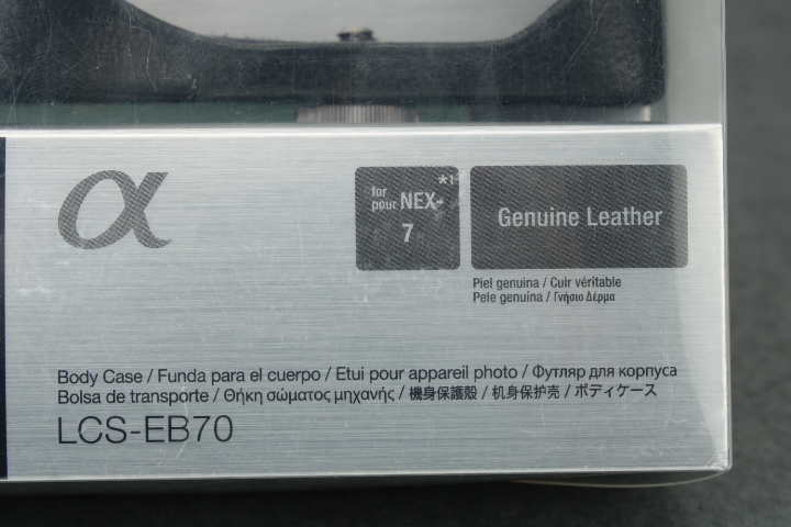 新品 保管品 ソニー SONY デジタル一眼カメラ α ボディケース LCS-EB70 ブラック 黒 for NEX-7 廃番品 ＃60 ※3014 S_画像6