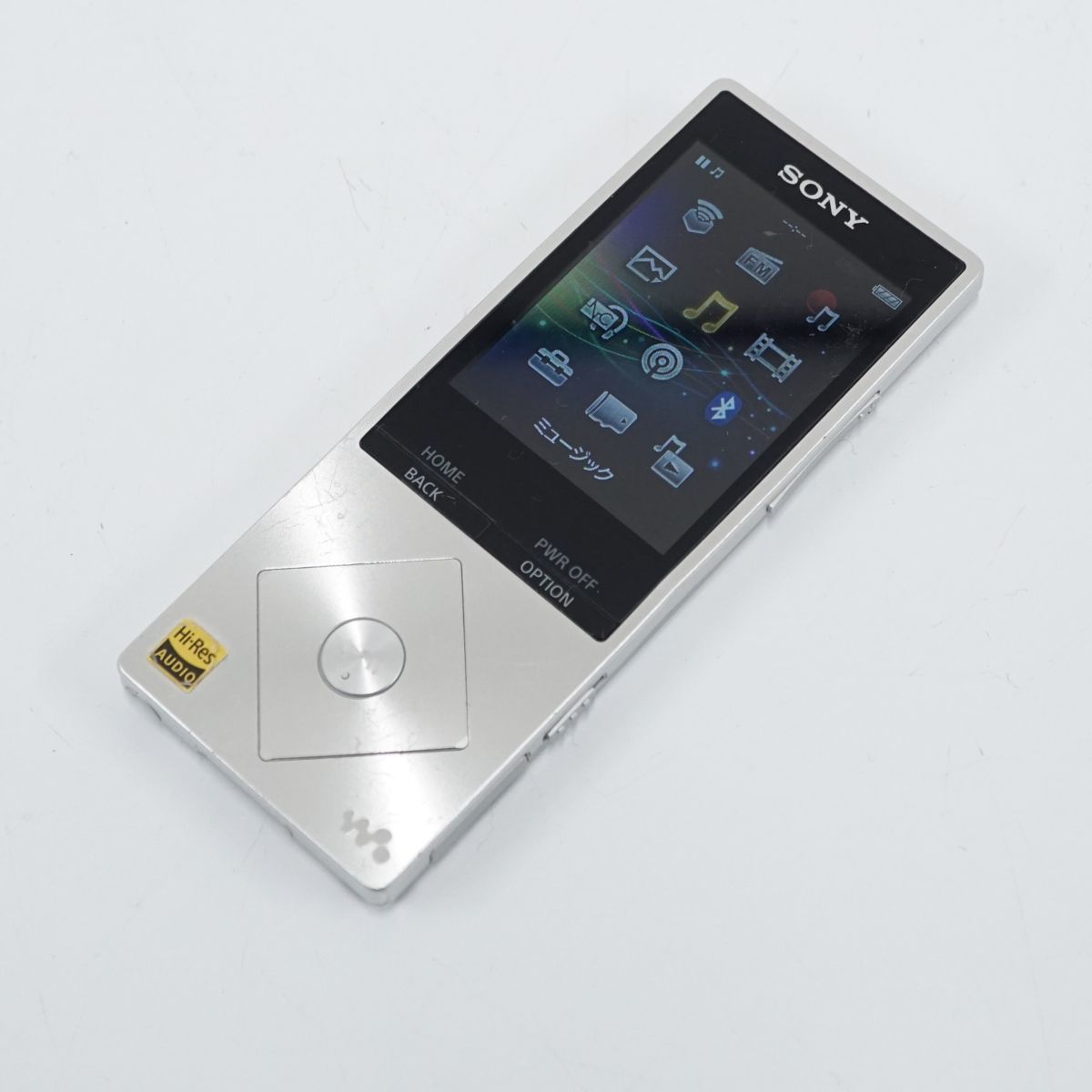 V6342 SONY ソニー WALKMAN ウォークマン NW-A25 16GB USED品 本体のみ シルバー ハイレゾ音源対応 Bluetooth対応 完動品 1円～ T_画像1