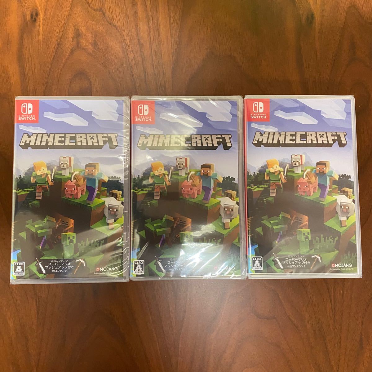 3本セット】新品未開封 Minecraft マインクラフト マイクラ スイッチ