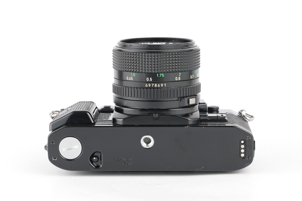 06212cmrk Canon A-1 + New FD 50mm F1.4 MF一眼レフ フイルムカメラ 標準レンズ_画像6