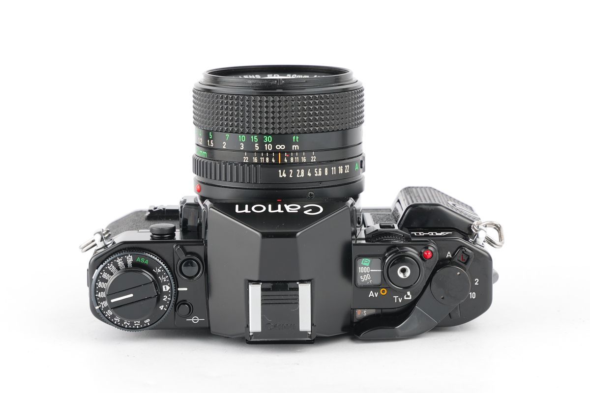 06212cmrk Canon A-1 + New FD 50mm F1.4 MF一眼レフ フイルムカメラ 標準レンズ_画像5