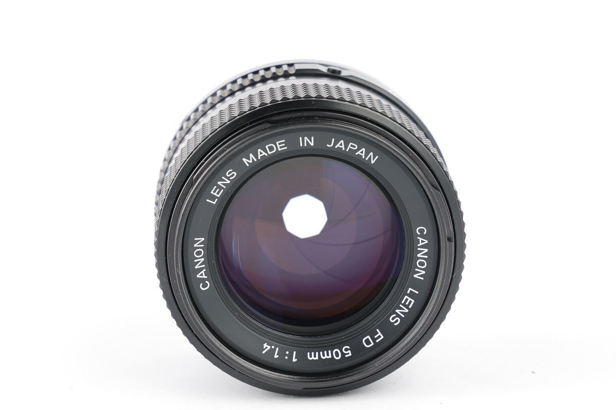 06294cmrk Canon A-1 + New FD 50mm F1.4 MF一眼レフ フイルムカメラ 標準レンズ FDマウント_画像9