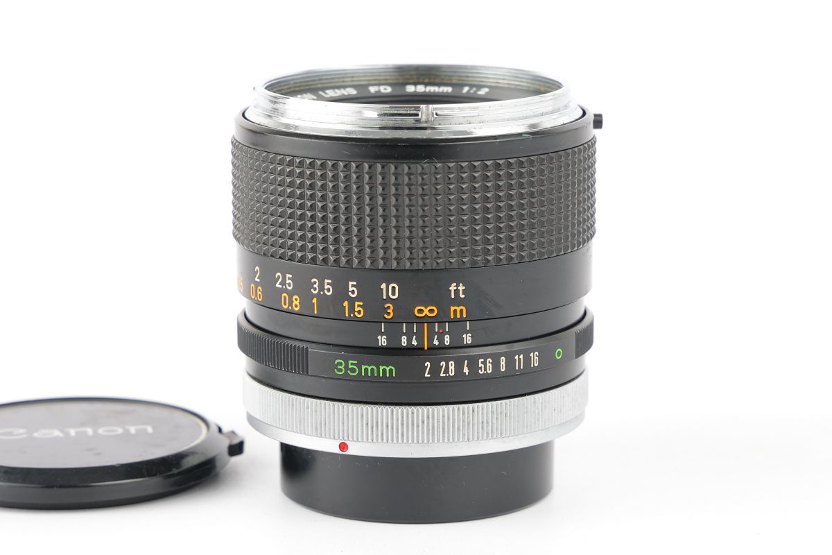 06329cmrk Canon New FD 35mm F2 単焦点 広角レンズ FDマウント www