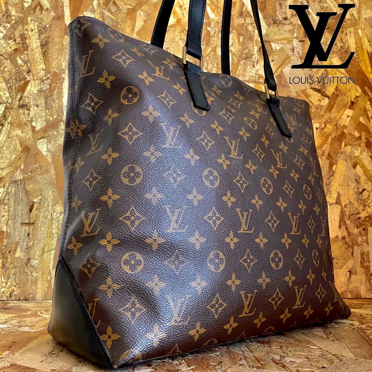 折り畳める 【極美品】LOUIS VUITTON ルイヴィトン モノグラム 100%本物保証! ルイヴィトン 極美品 ハンドバック トート ハンドバッグ