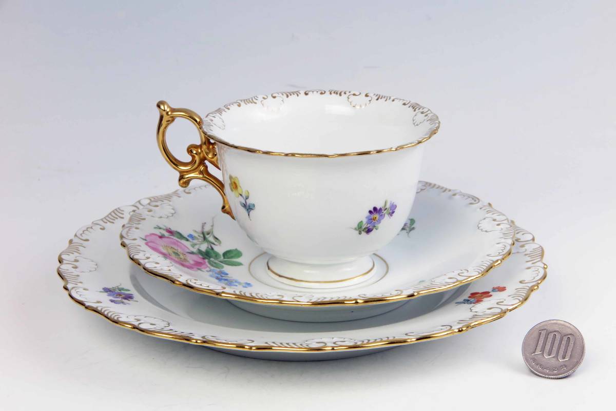 最も優遇の アンティーク Spode スポード 金彩花絵付け オーバル