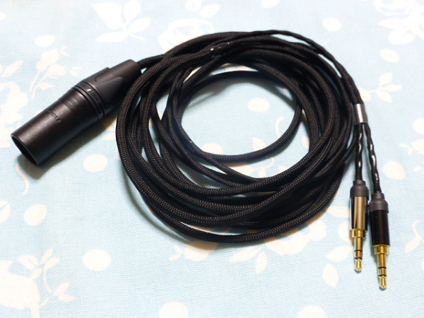 T1 2nd 3rd MDR-Z7 ケーブル MOGAMI 2944 XLRコネクタ 4ピン 300cm かなり長め (カスタム可) Z1R beyerdynamic JVC HA-SW01 focal elear