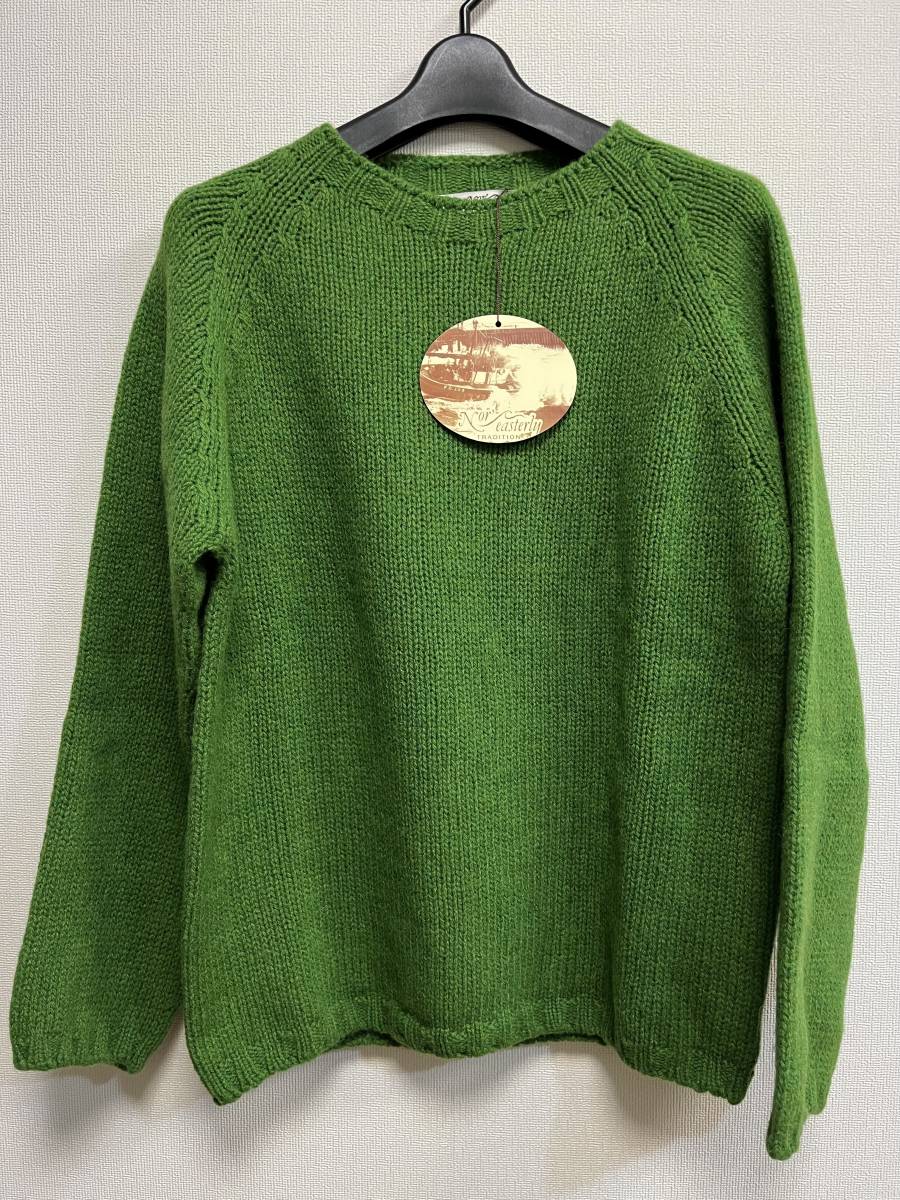 新品未着用 完売 Nor'Easterly　クルーネック セーター Crew Neck Sweater ナイモノねだり グリーン サイズ 36 ニット 別注モデル