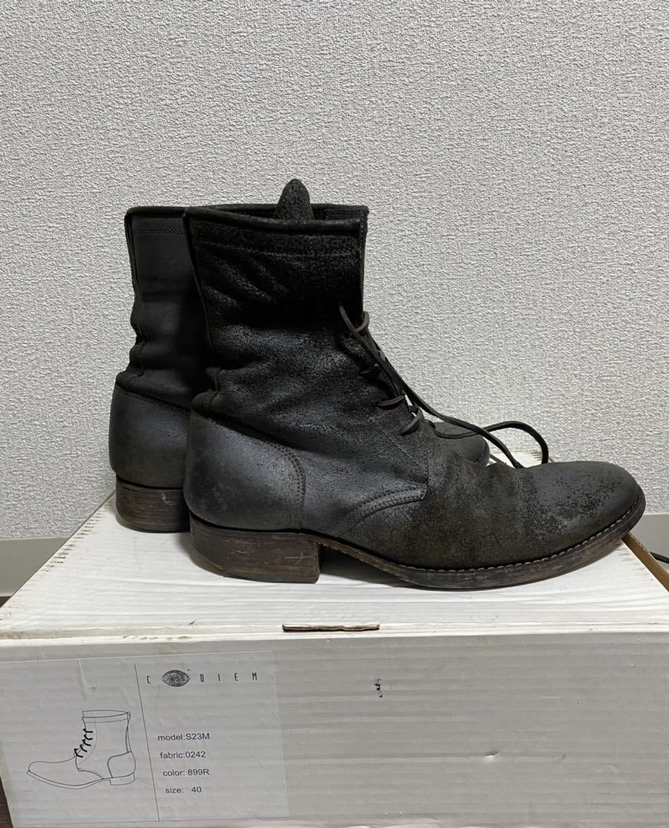 C-DIEM CARPE DIEM カルペディエム 5 Hole Boots S23M 40サイズ C-DIEM CARPE DIEM カルペディエム 5 Hole Boots S23M 40サイズ