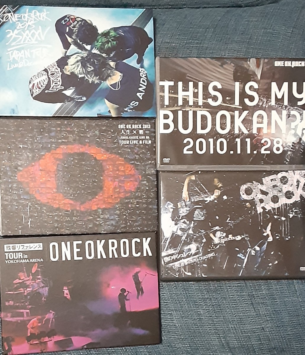 ONE OK ROCK ワンオクロック LIVE DVD 5点 まとめ売り｜Yahoo!フリマ