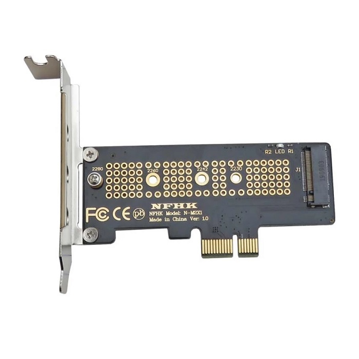 【C0118】PCI Express x1 to M.2 カード　M.2 NVMe SSD を PCI-E 接続に変換_画像2