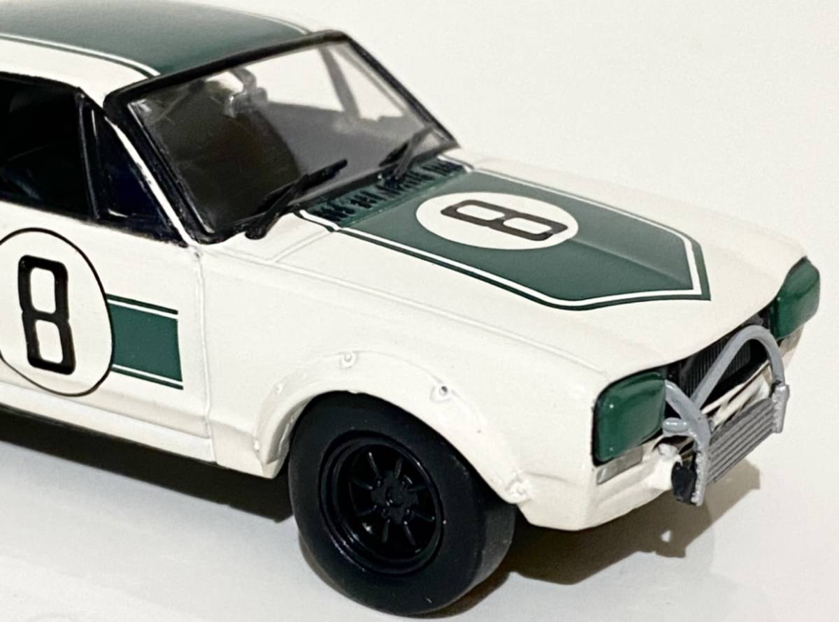 Kyosho 1/43 1971 Nissan Skyline 2000GT-R Hakosuka #8 KPGC10 ◆ Masahiro Hasemi◆ 京商 日産 スカイライン GT-R ハコスカの画像9