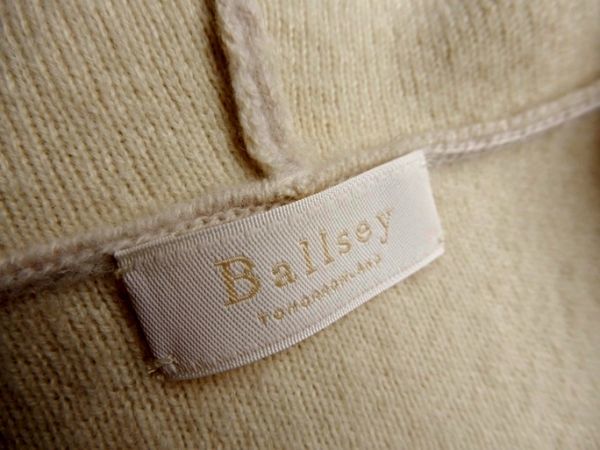 トゥモローランド ボールジィ Ballsey 大人可愛いゆったりオーバーサイズロング丈上質ウールカシミヤフーディ羽織りコーディガン♪_画像3