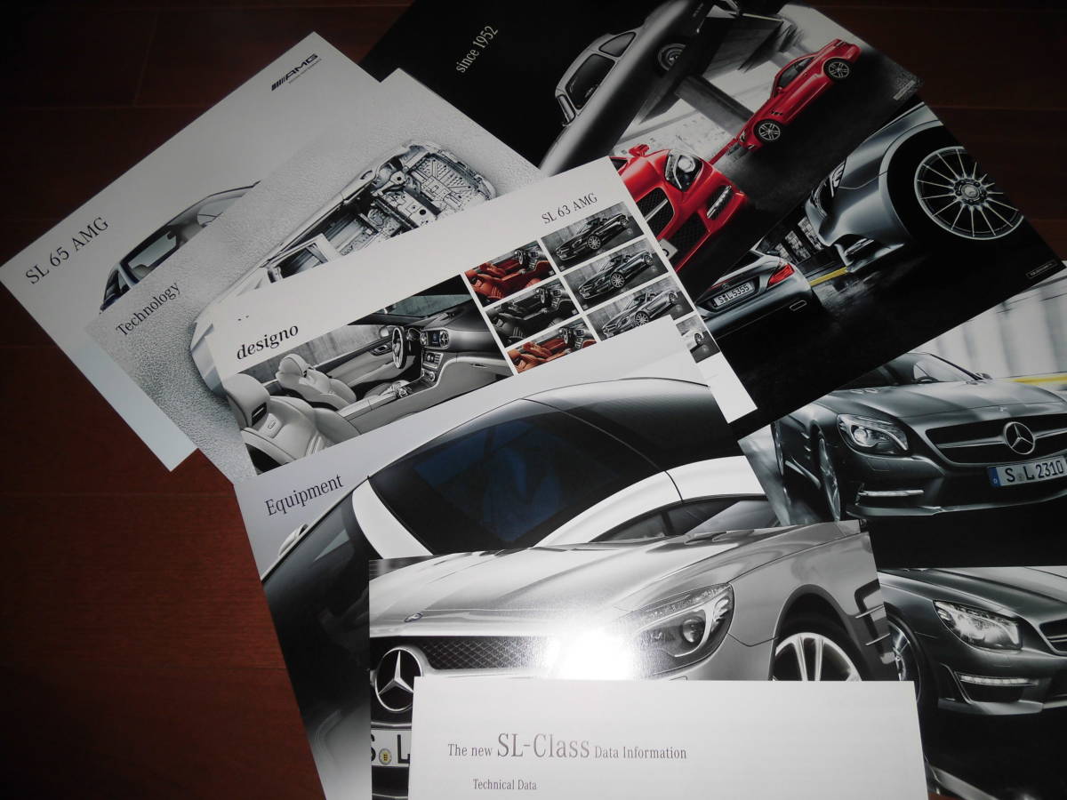  Mercedes-Benz SL класс 　【R231　 каталог   только 　2012 год 】　SL65AMG/SL550 синий  ... остальное 