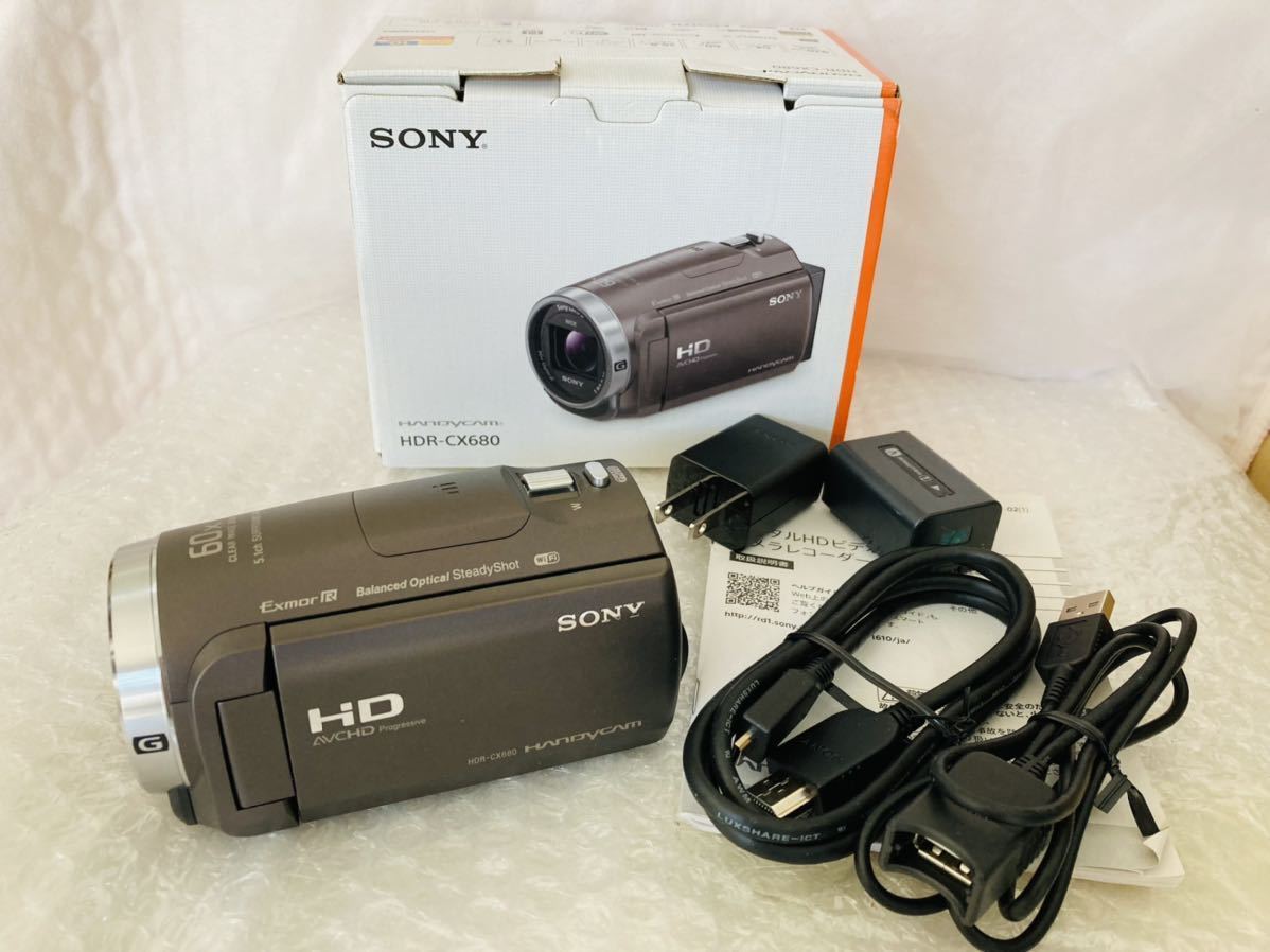 美品 SONY Handycam ソニーハンディカム HDR-CX680 デジタルHDビデオ