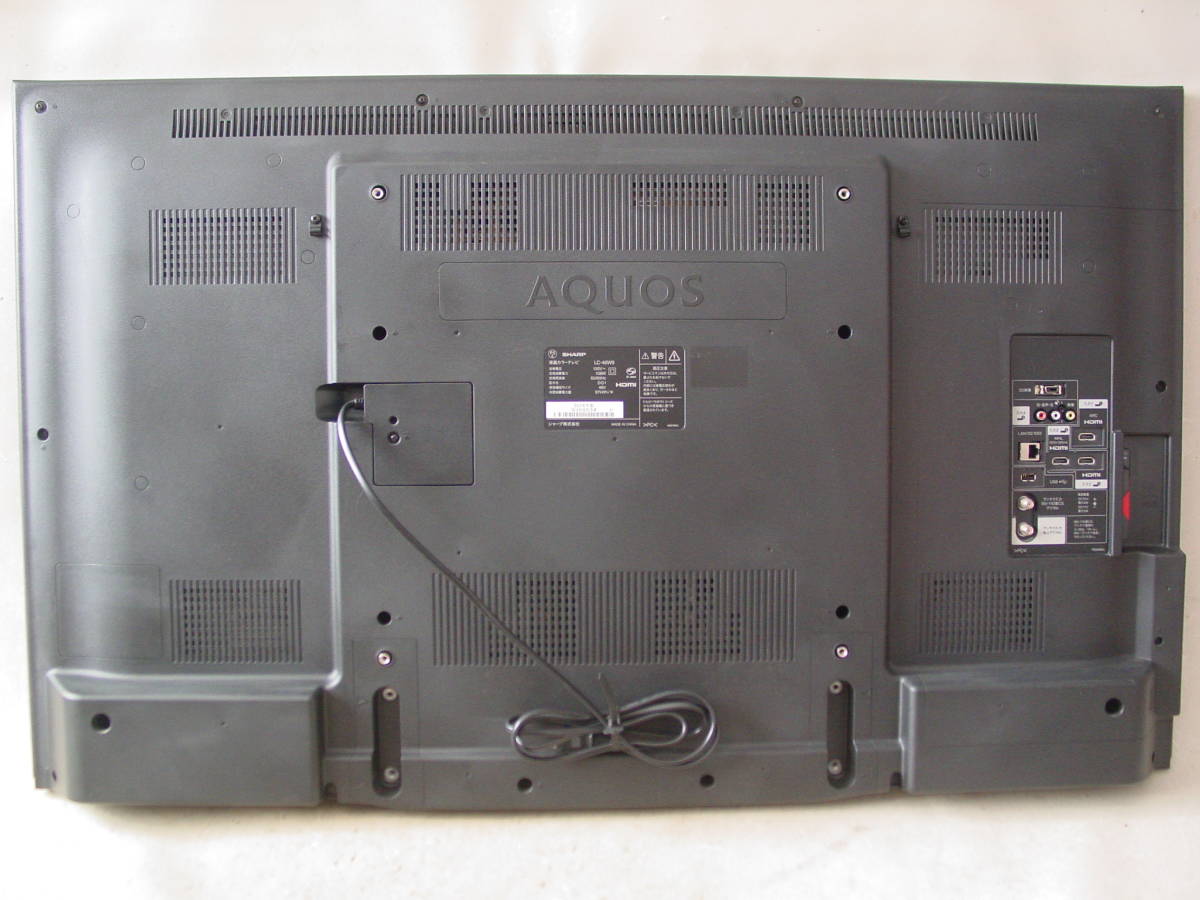 ☆SHARP シャープ AQUOS LC-46W9 46型 LED 液晶テレビ 純正壁掛け金具